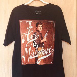 "I Aim to Misbehave" Firefly T-Shirt
